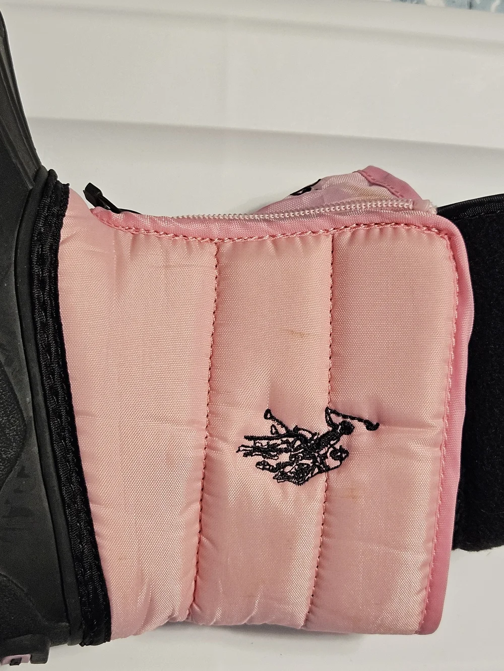 Polo by Ralph Lauren Pink and Black Kids' Rain & Snow Boots